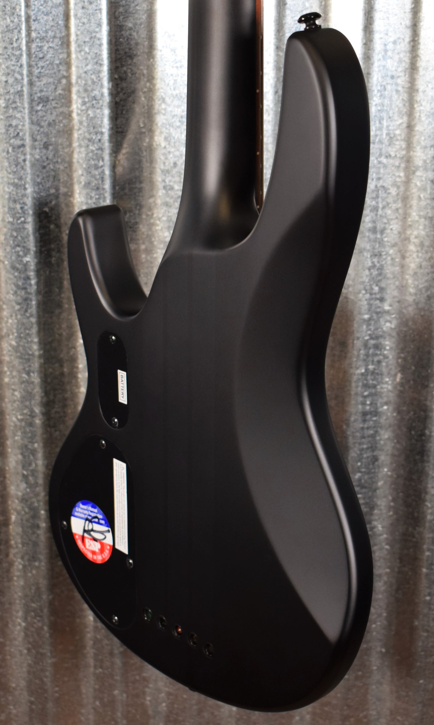 ESP LTD D-5 Black Natural Burst Satin 5 String Bass LD5BPBLKNBS #0994