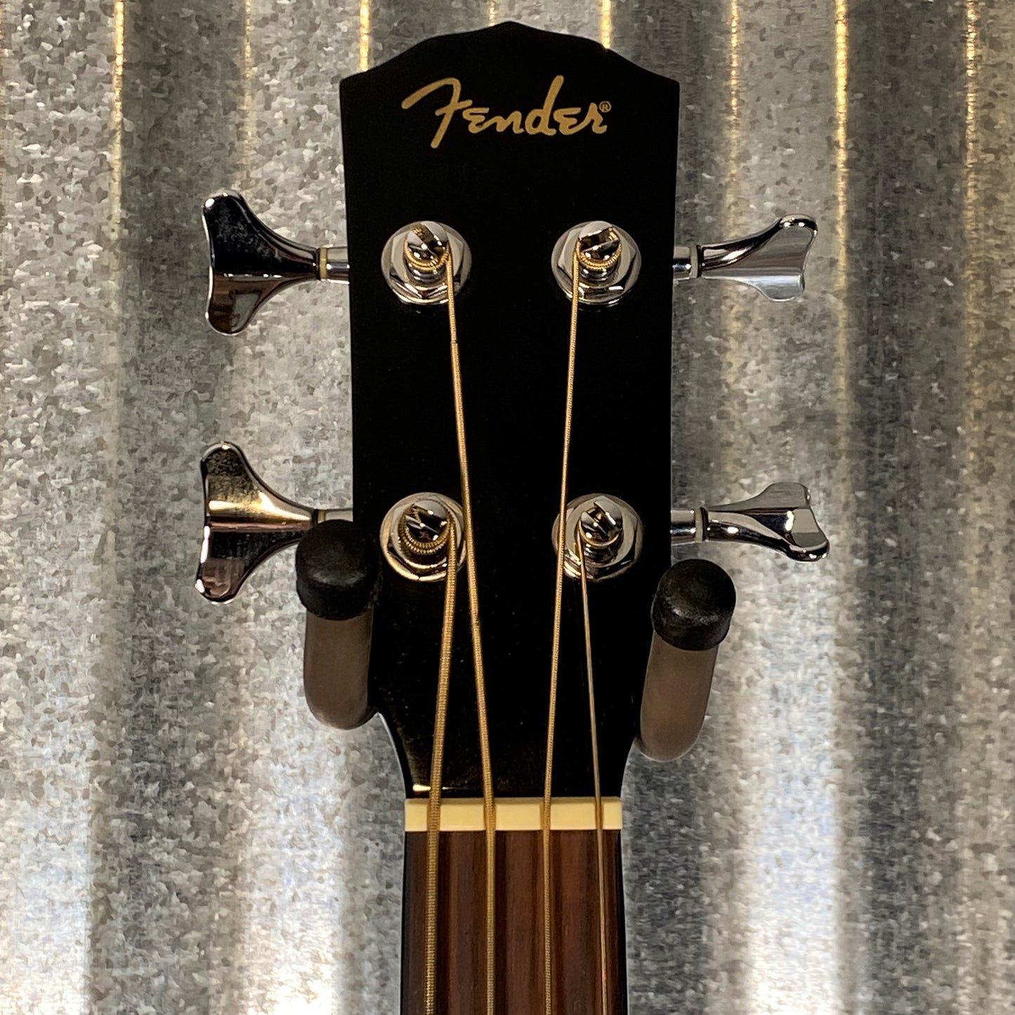 Fender BG-31 4-String Acoustic Electric Bass Metallic Black #0321 Used