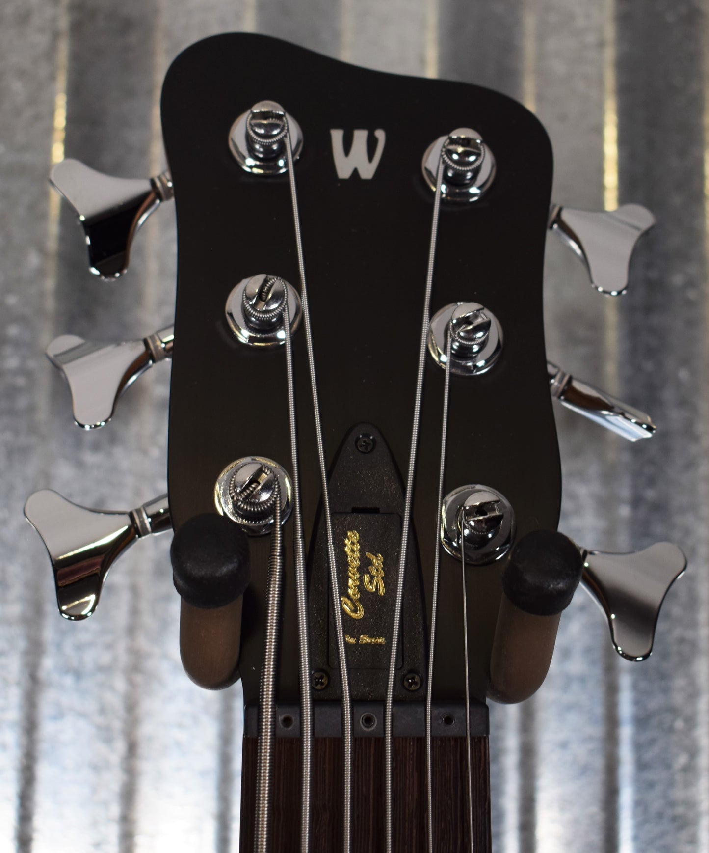 Warwick German Pro Series Corvette 6 String Active Bass Bubinga & Bag #9721