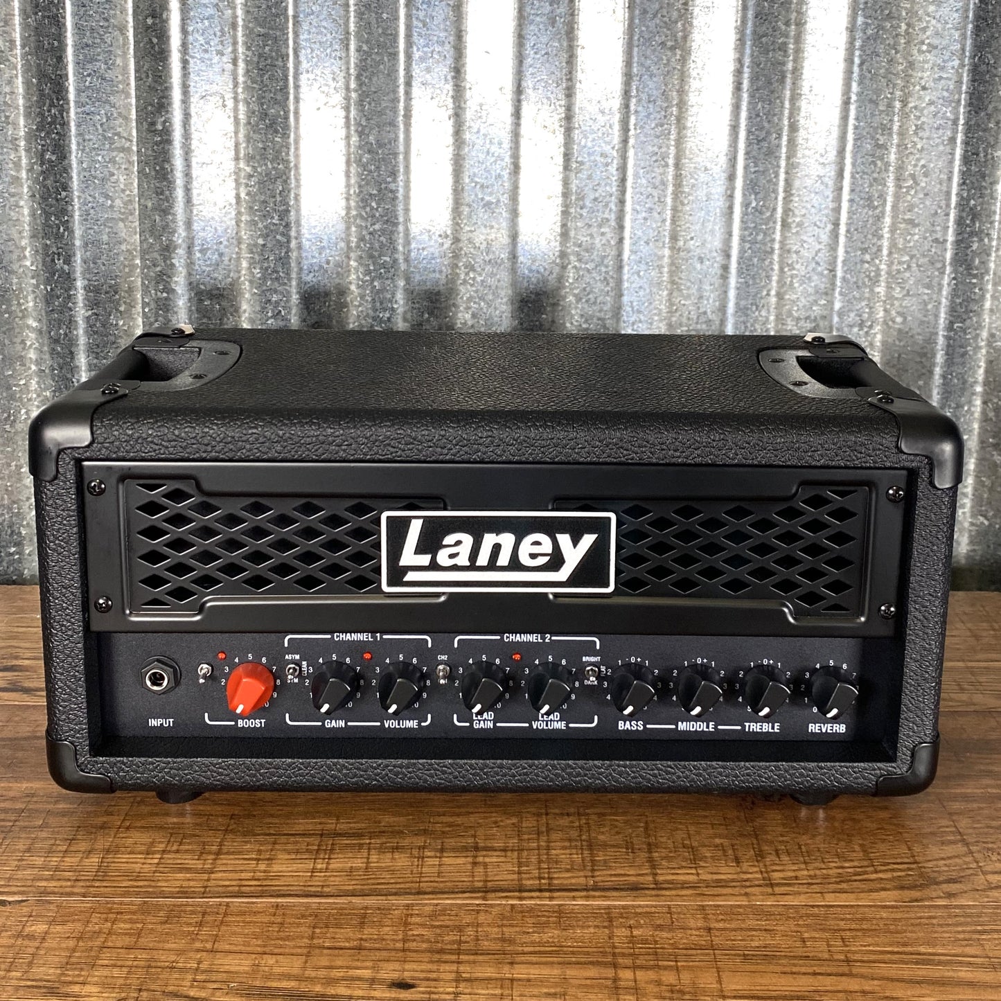 Laney IRF-DUALTOPRIG212 DUALTOP 60 Watt Dual Channel Guitar Amplifier Head & 2x12 Speaker Cabinet Bundle