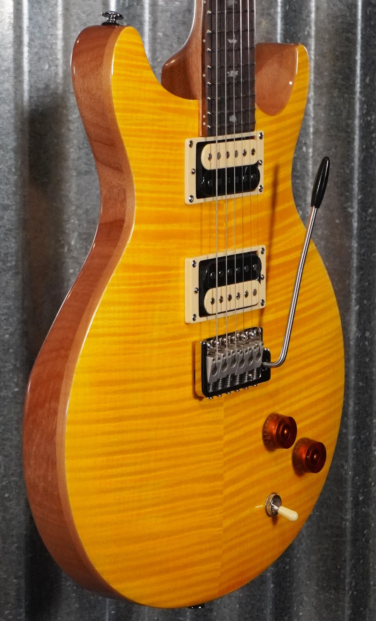 PRS Paul Reed Smith SE Santana Yellow Guitar & Bag #5685