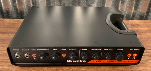 Hartke TX600 600 Watt Lightweight Tube Preamp Bass Amplifier Head
