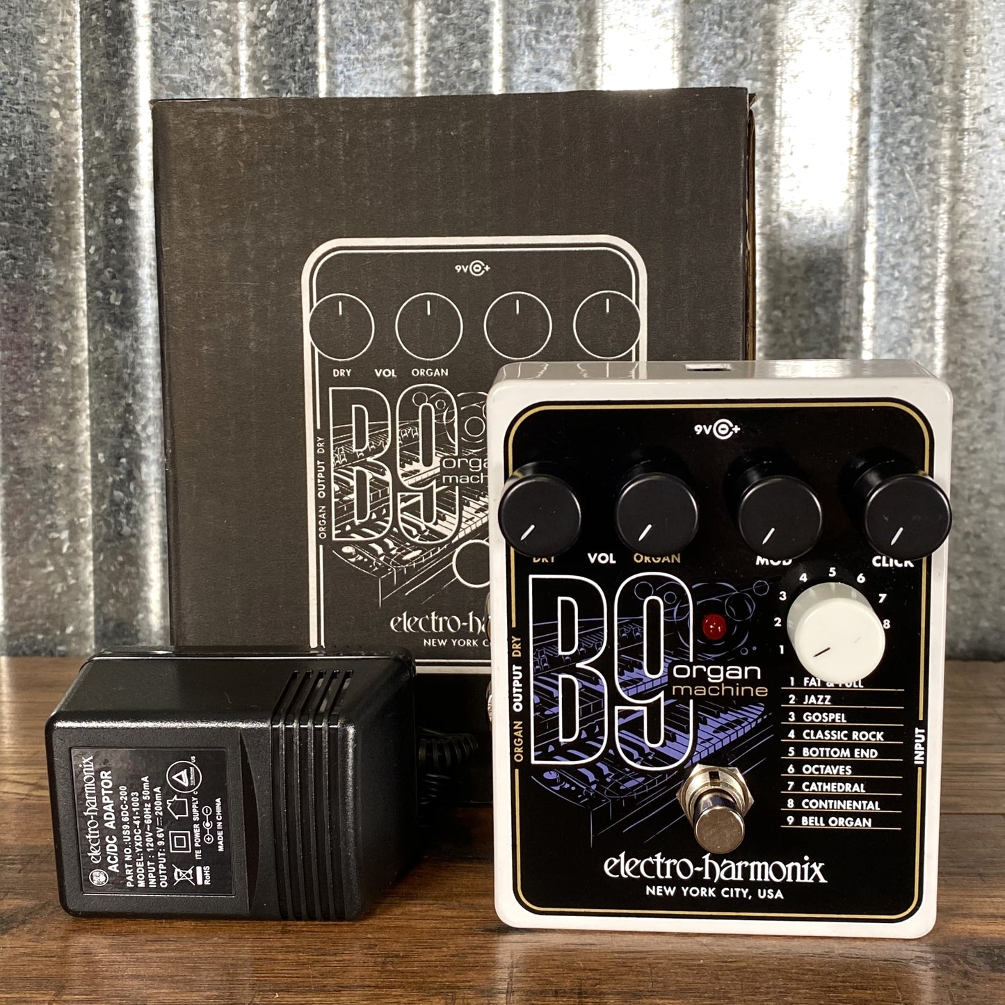 Electro-Harmonix EHX B9 Organ Machine Synth Guitar Effect Pedal