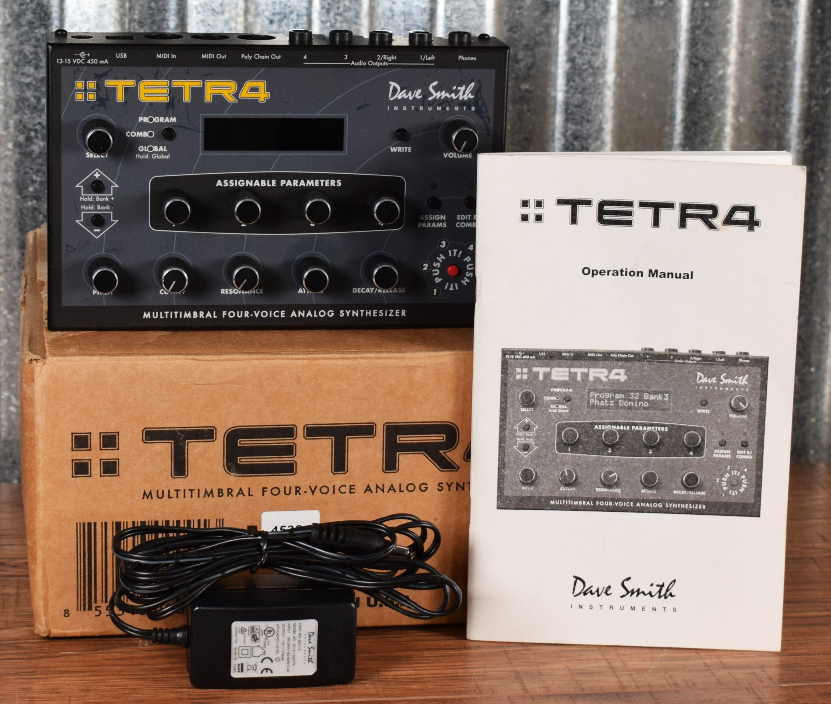 Dave Smith Instruments Tetra Four Voice Analog Synthesizer Used