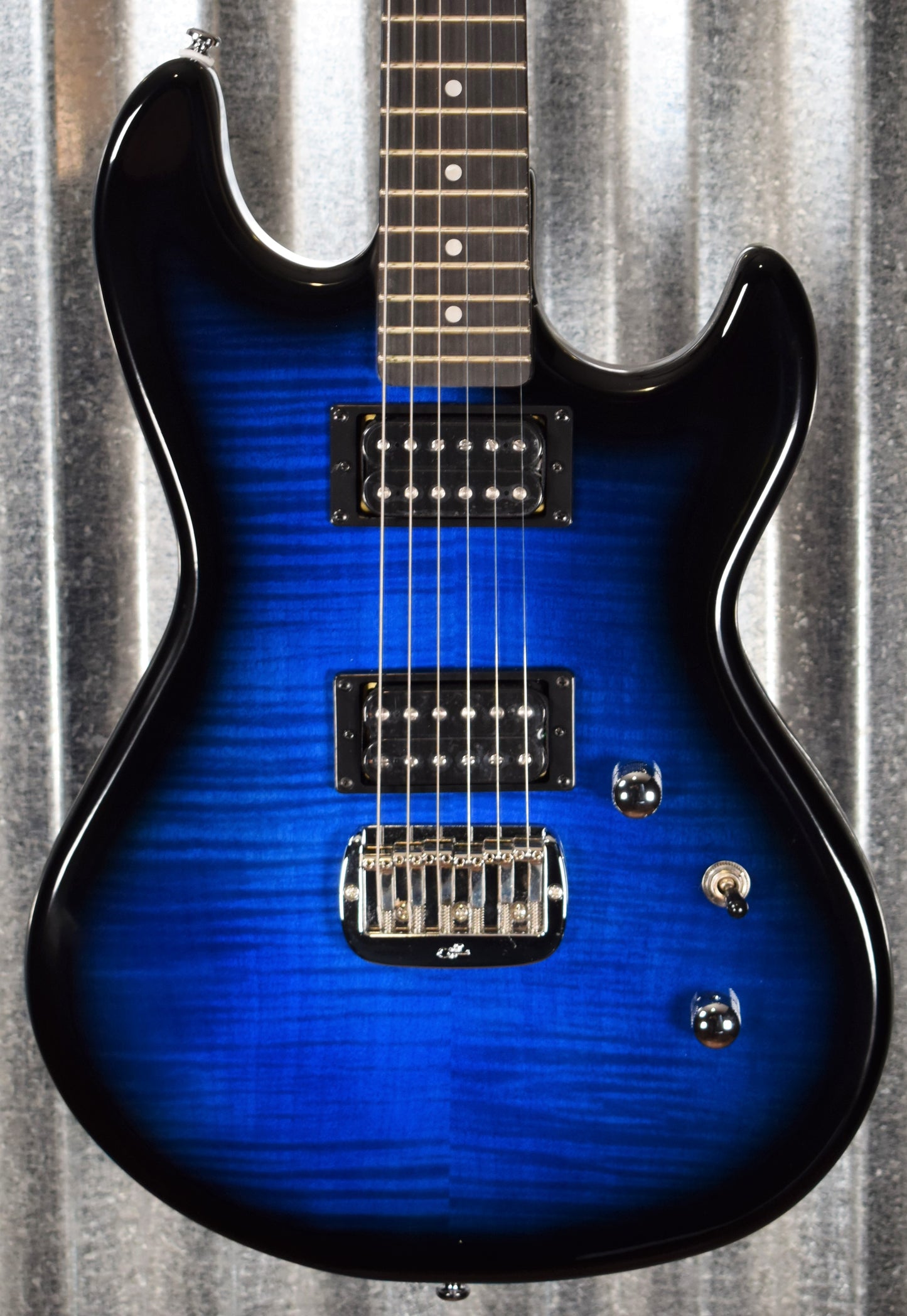 G&L Tribute Jerry Cantrell Superhawk Blue Burst Guitar #3270 Demo