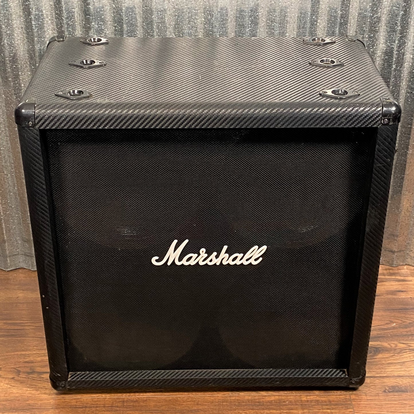 Marshall MG412BCF 4x12" 120 Watt 8ohm Straight Guitar Amplifier Extension Speaker Cabinet Black Used