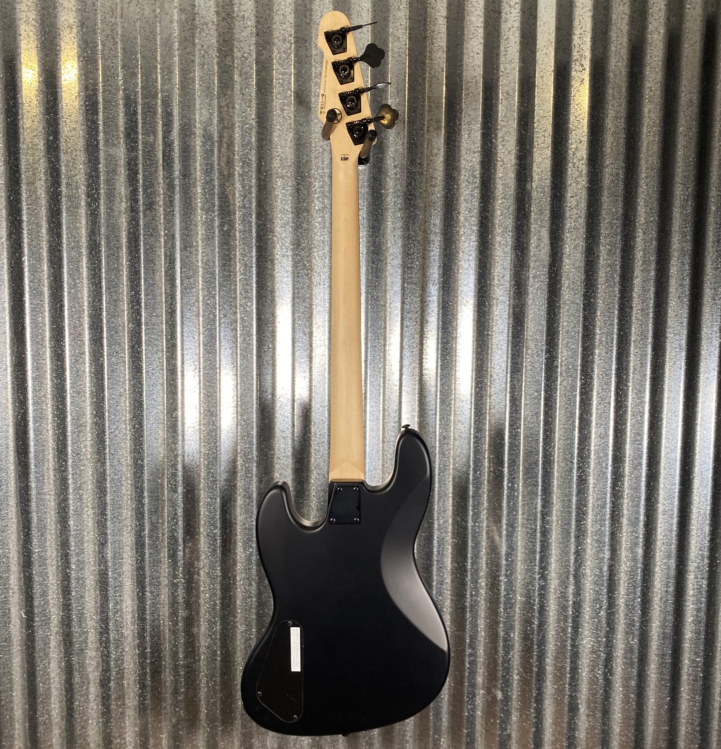 ESP LTD FBJ-400 Frank Bello 4 String Bass EMG PJ Black Satin #0307 Used