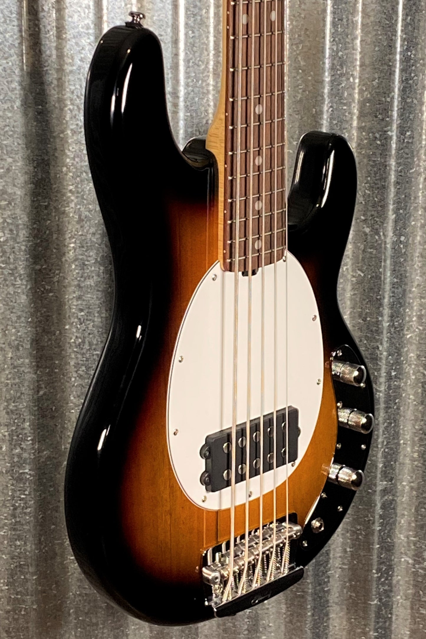 Sterling by Music Man Stingray Classic RAY25CA 3-Tone Sunburst 5 String Bass & Bag #7332 Used
