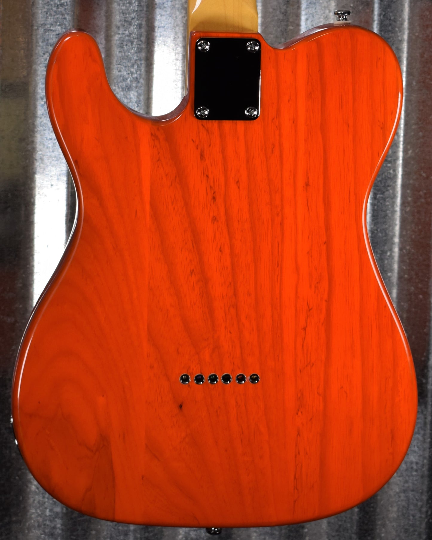 G&L Tribute ASAT Classic Clear Orange Guitar #0584 Demo