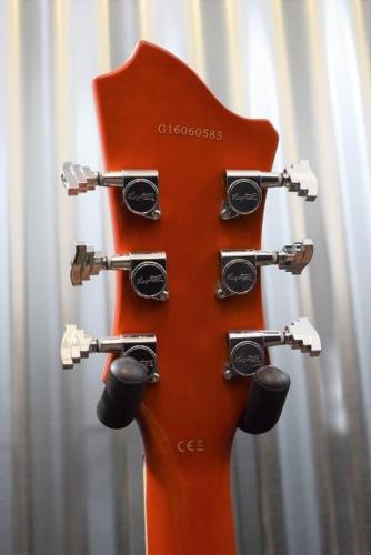 Hagstrom Super VIking SUVIK-MDE Mandarine Flame Top Semi-Hollow Guitar #585