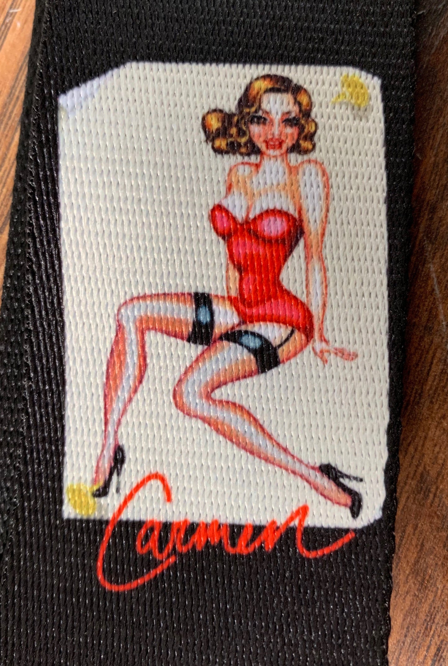 Levy's MPS2-072 2" Sonic-Art Polyester Guitar Strap Pin Up Girls