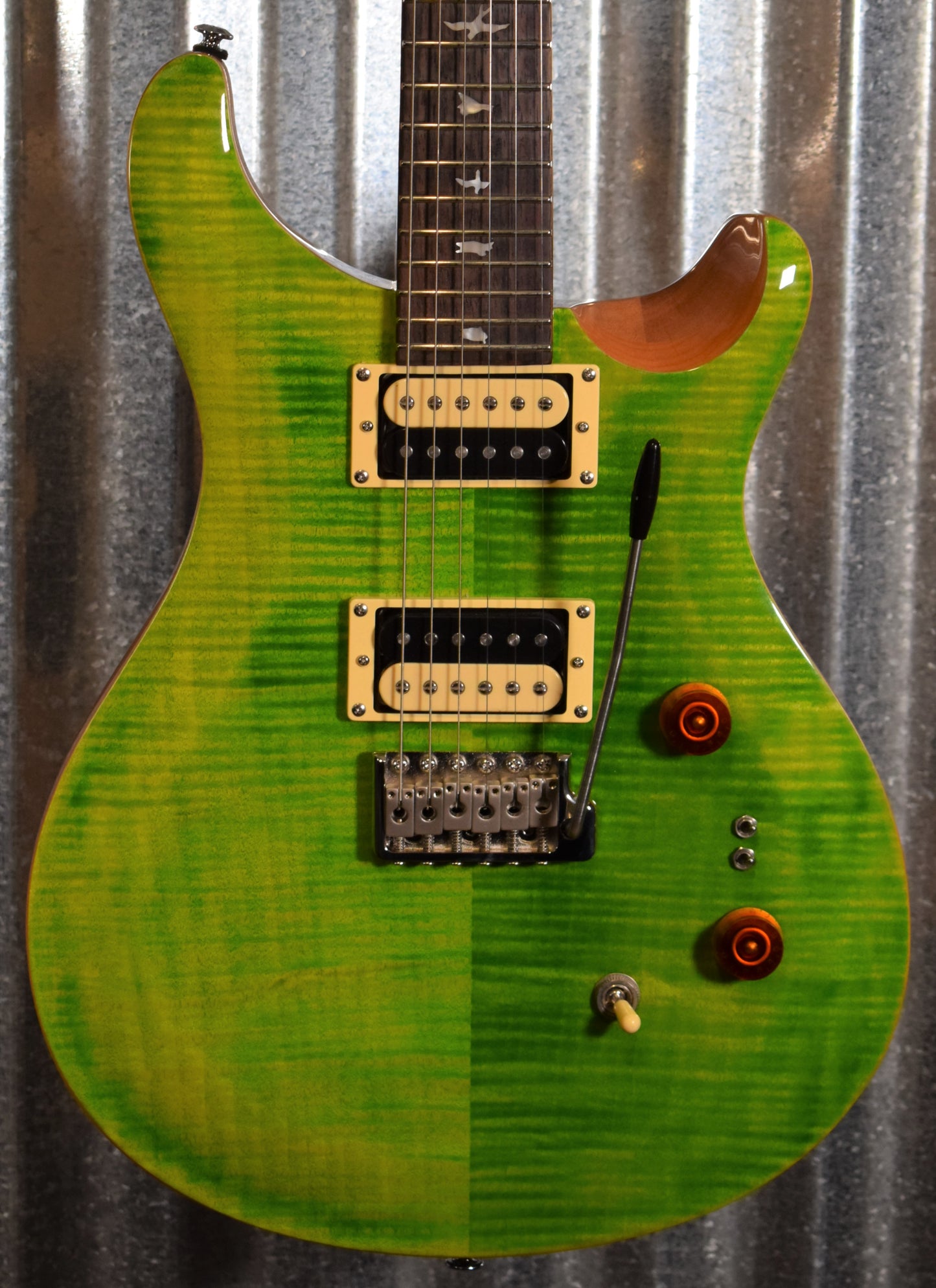 PRS Paul Reed Smith SE Custom 24-08 Eriza Verde Guitar & Bag #4636