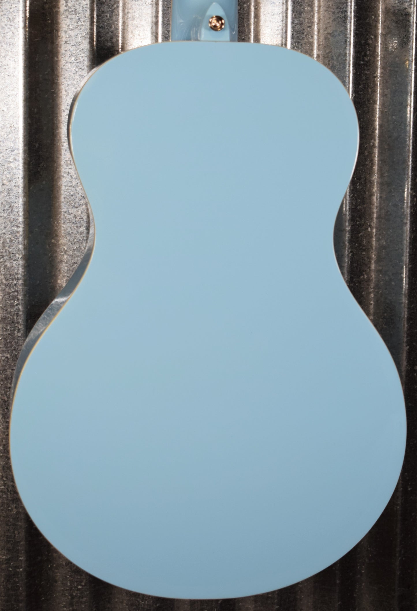 Ortega RGA-SKY Gaucho Acoustic Nylon String Parlor Sky Blue Guitar & Bag #0100