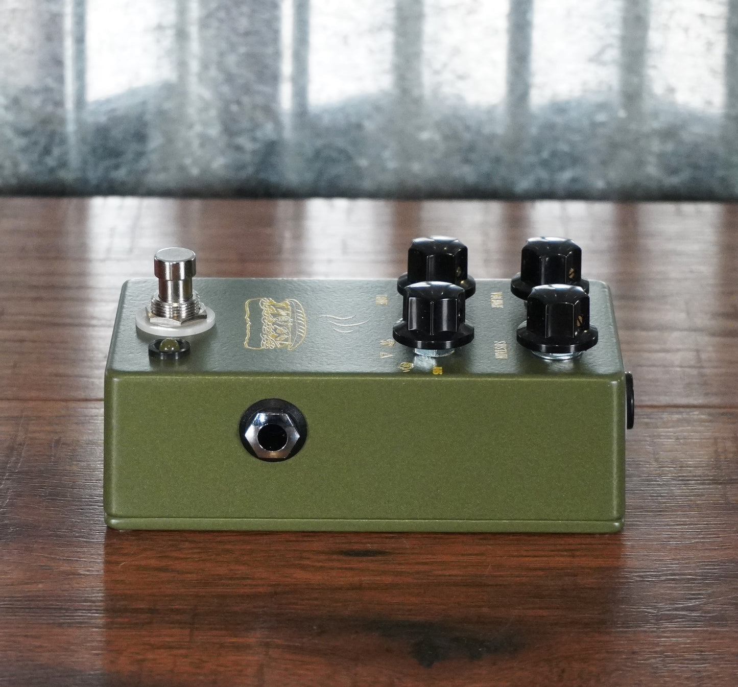 JHS Pedals Muffuletta Distortion Fuzz Guitar Effect Pedal Army Green