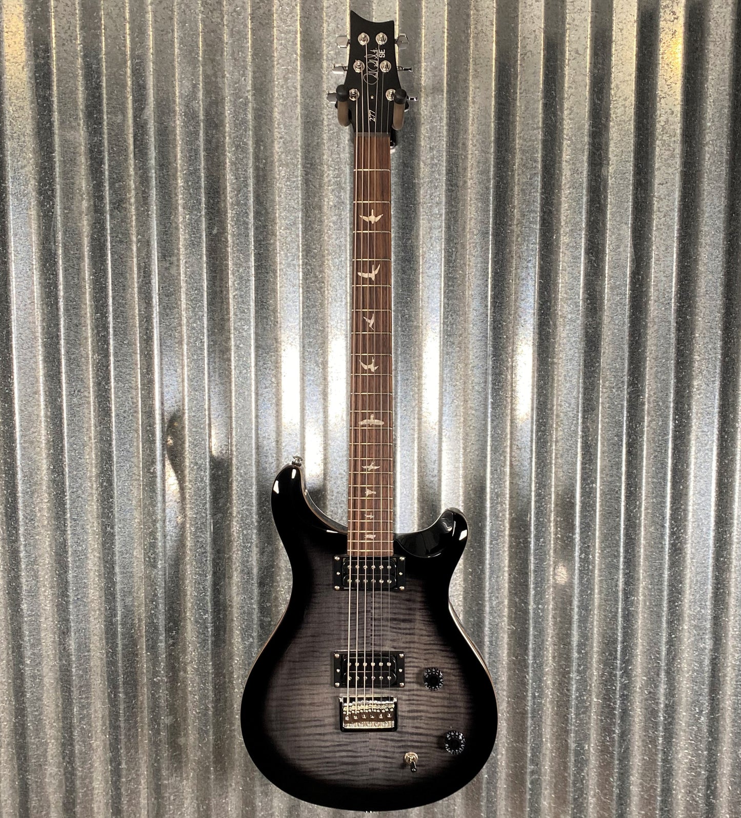 PRS Paul Reed Smith SE 277 Carve Top Charcoal Burst Baritone Guitar & Bag #6335