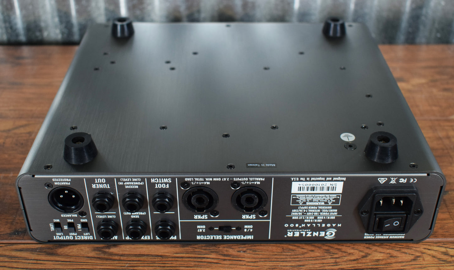 Genzler MG-800 Magellan 800 Watt 2 Channel Bass Amplifier Head