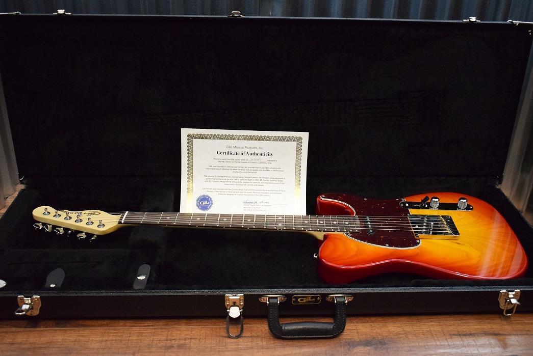 G&L Guitars USA ASAT Classic Cherryburst Electric Guitar & Case 2016 #7883