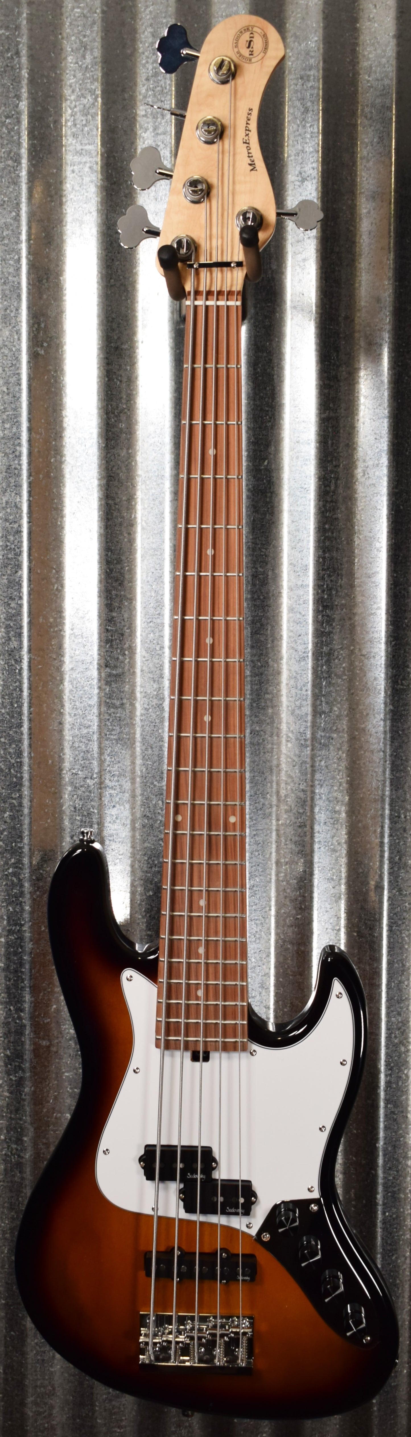 Sadowsky Design RSD Metro Express Hybrid PJ 5 String Bass Tobacco Burst & Bag B Stock #5920