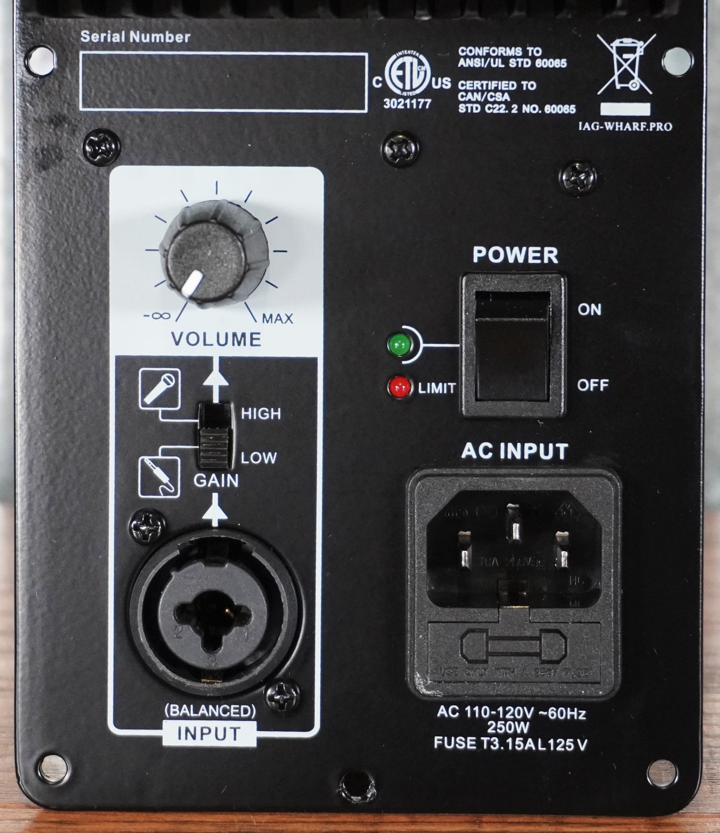Wharfedale Titan 8 Active Speaker Replacement Power Amplifier Assembly Part# ZC-47251-02RZC-47251-02R
