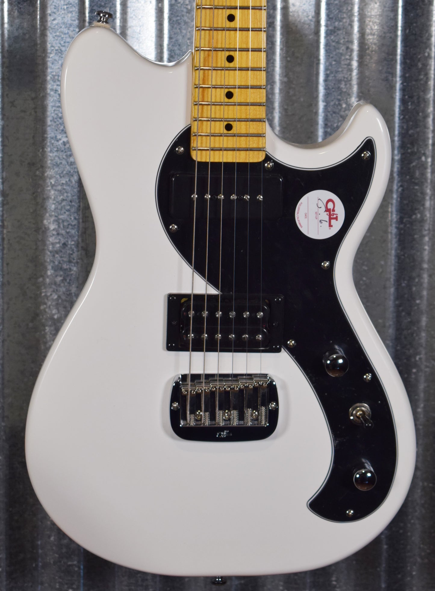 G&L Tribute Fallout Gloss White Gloss Neck Guitar #0591 Used