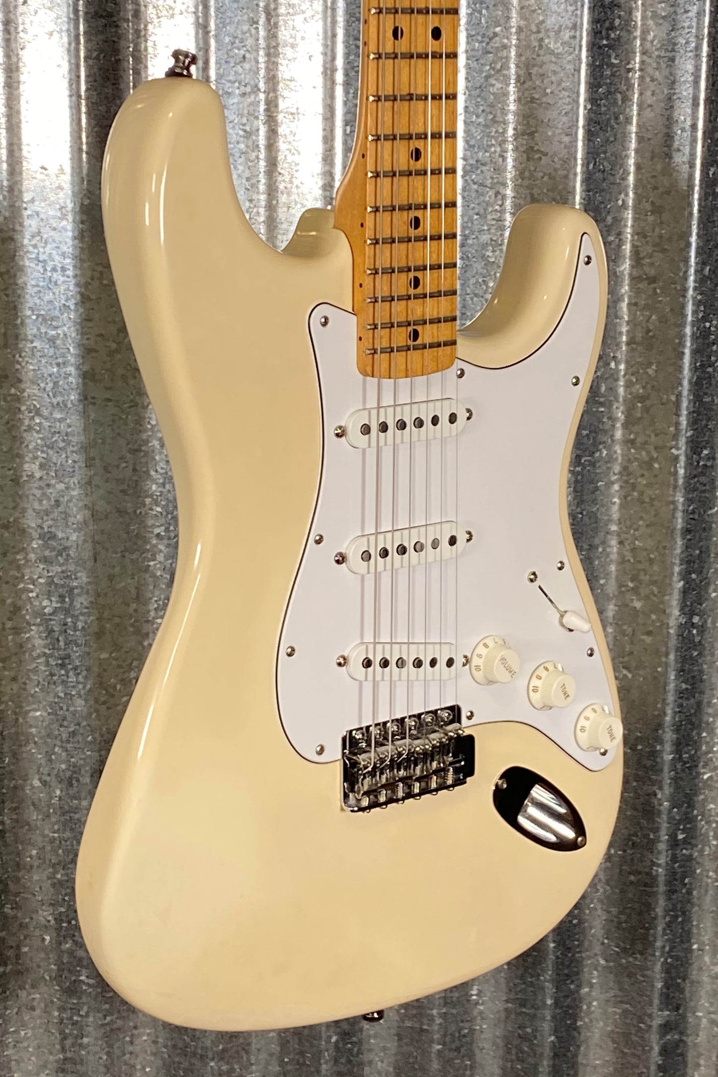 Fender Jimmie Vaughan Signature Stratocaster Olympic White & Case #1754 Used