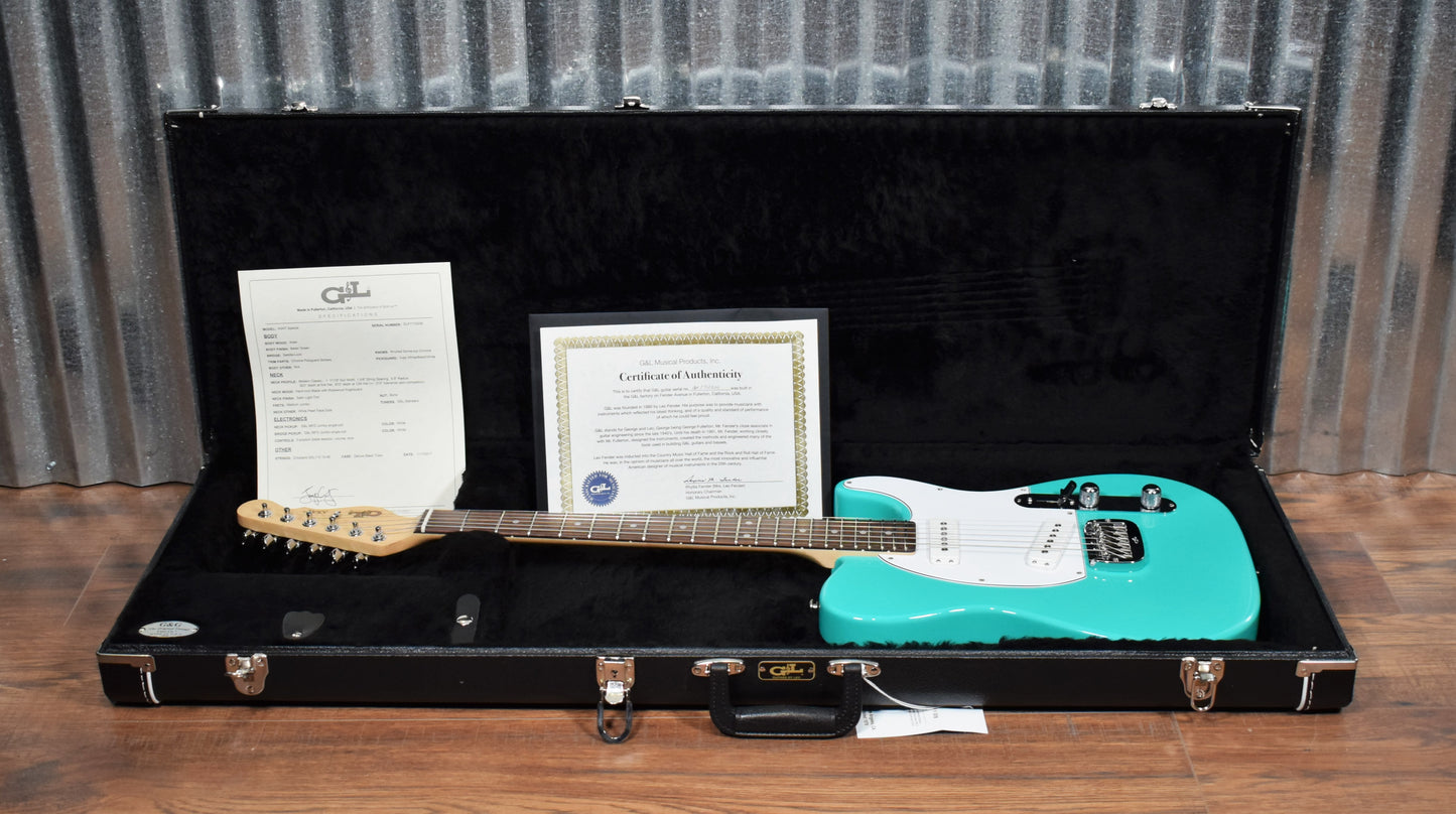 G&L USA ASAT Special Belair Green Guitar & Case #0206