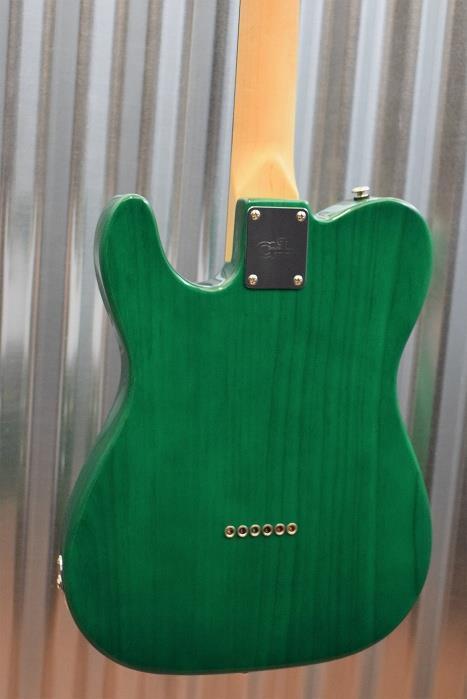 G&L Guitars USA ASAT Classic Clear Forest Green Electric Guitar & Case 2016 #7413