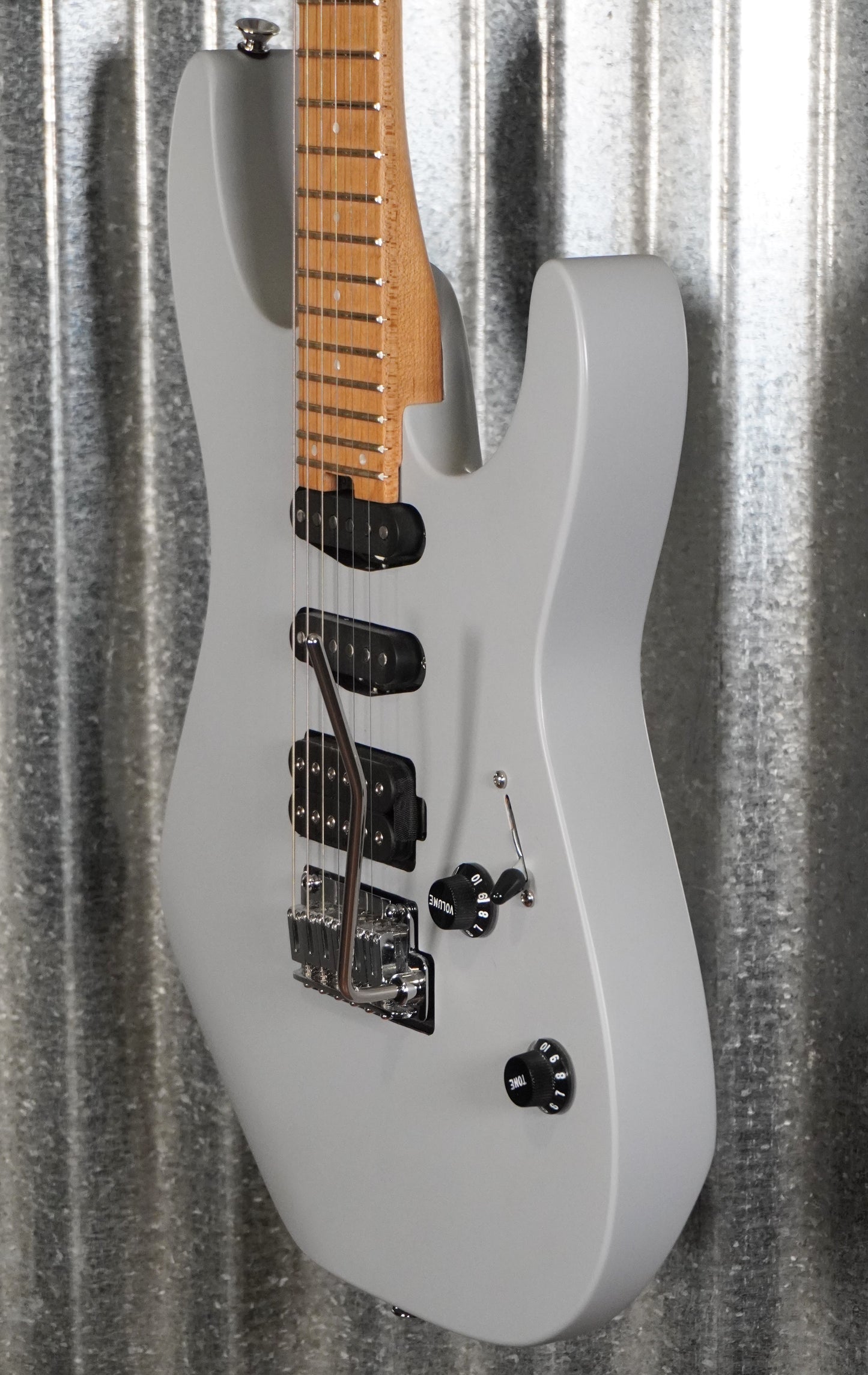 Charvel Pro-Mod DK24 HSS 2PT CM Satin Primer Gray Guitar & Case #9730 Used