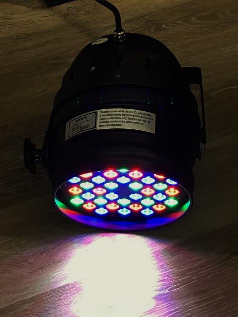 MBT Lighting LEDPAR64PRO SRL-6057-SB Multi Color Stage Light #0906 *