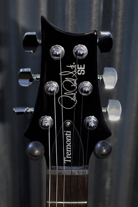 PRS Paul Reed Smith SE Mark Tremonti Custom Gray Black Guitar & Bag #0934