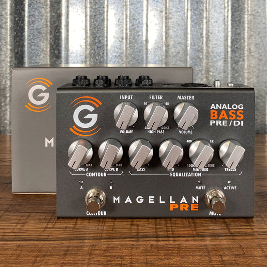 Genzler Amplification Magellan Pre Preamp Direct Out EQ Bass Effect Pedal