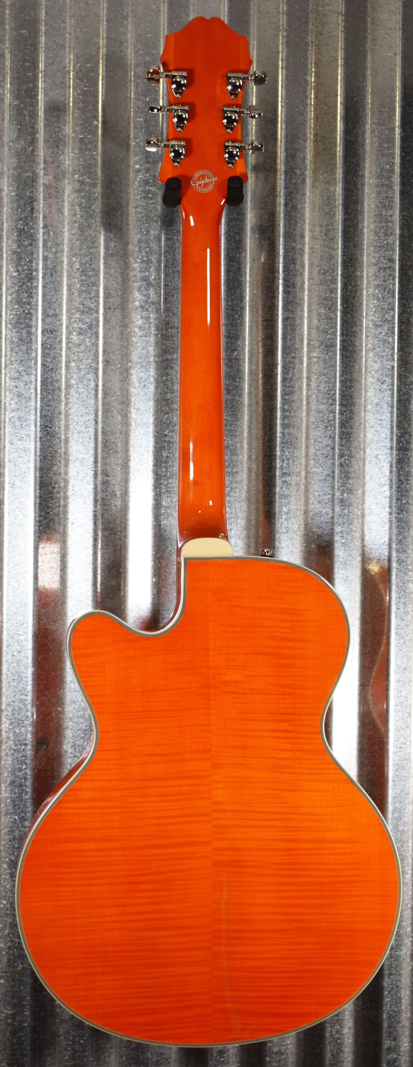 Epiphone Emperor Swingster LTD Edition Custom Shop Sunrise Orange Hollowbody Guitar & Case #4207 Used
