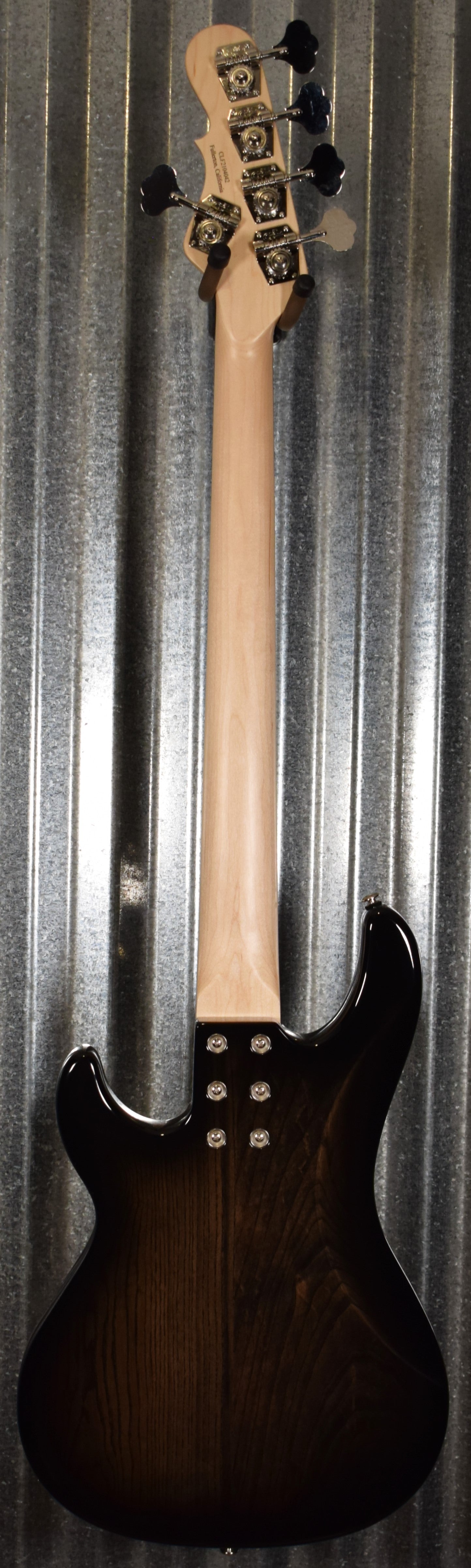 G&L USA Kiloton 5 Blackburst 5 String Bass Rosewood Satin Neck & Case #4042