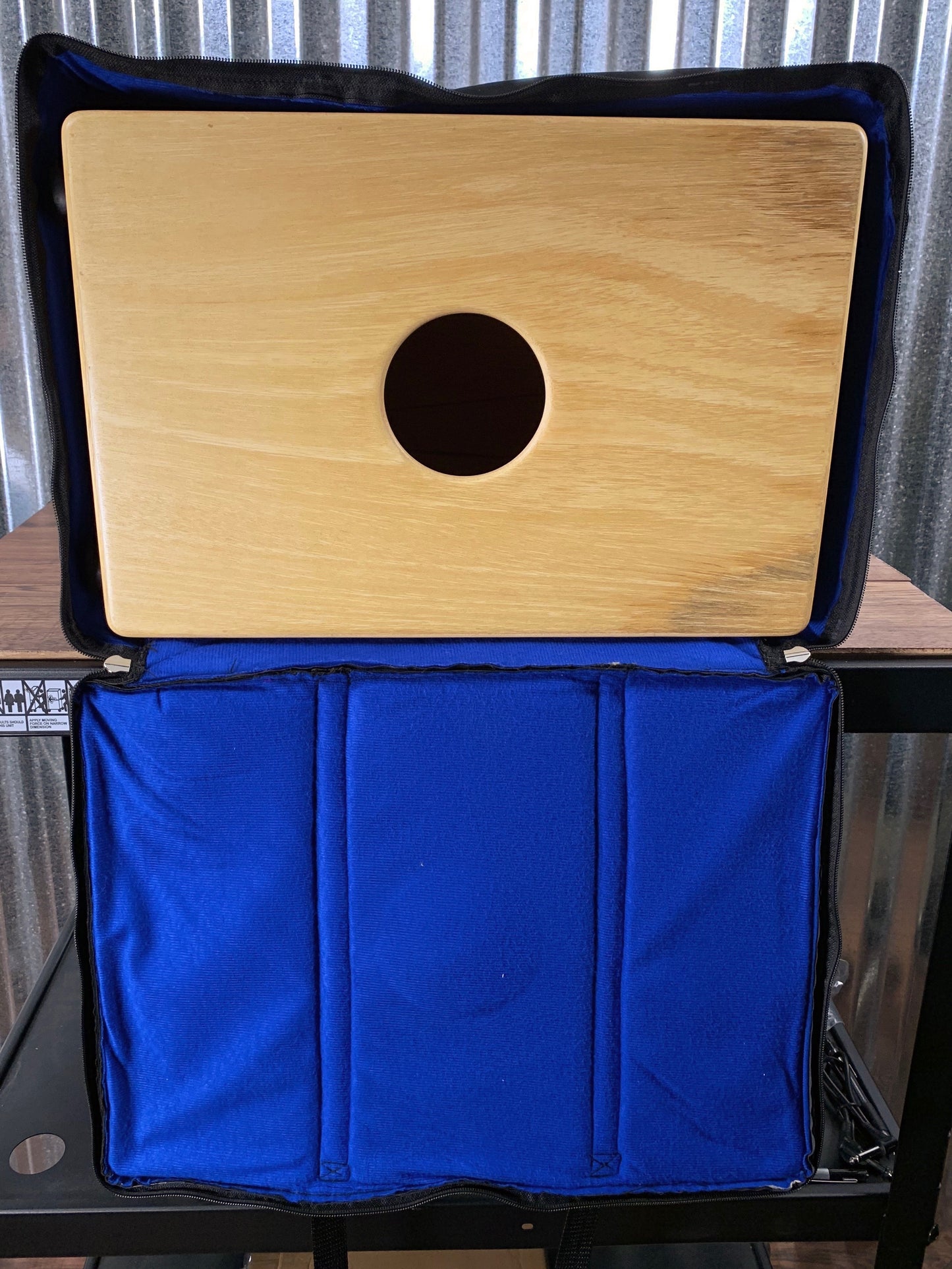 Atempo Percussion CJ-PERF-02 Java Stripe Performance Series Cajon & Bag