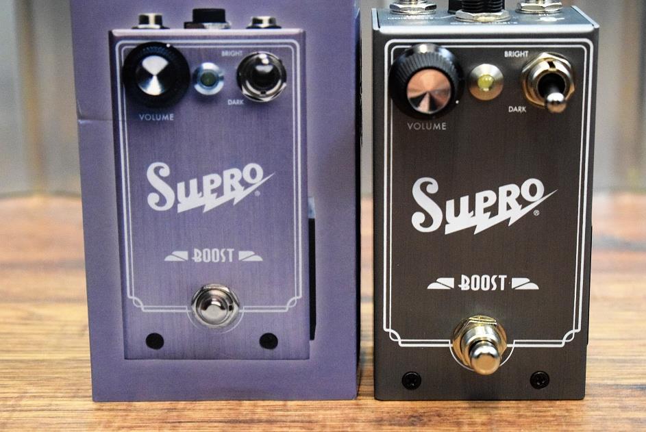 Supro USA 1303 Boost 20db J-Fet Design Guitar Bass Effects Pedal