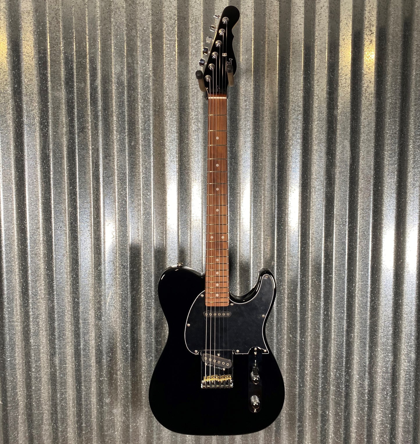 G&L USA ASAT Classic Jet Black Guitar & Bag #1147 Used