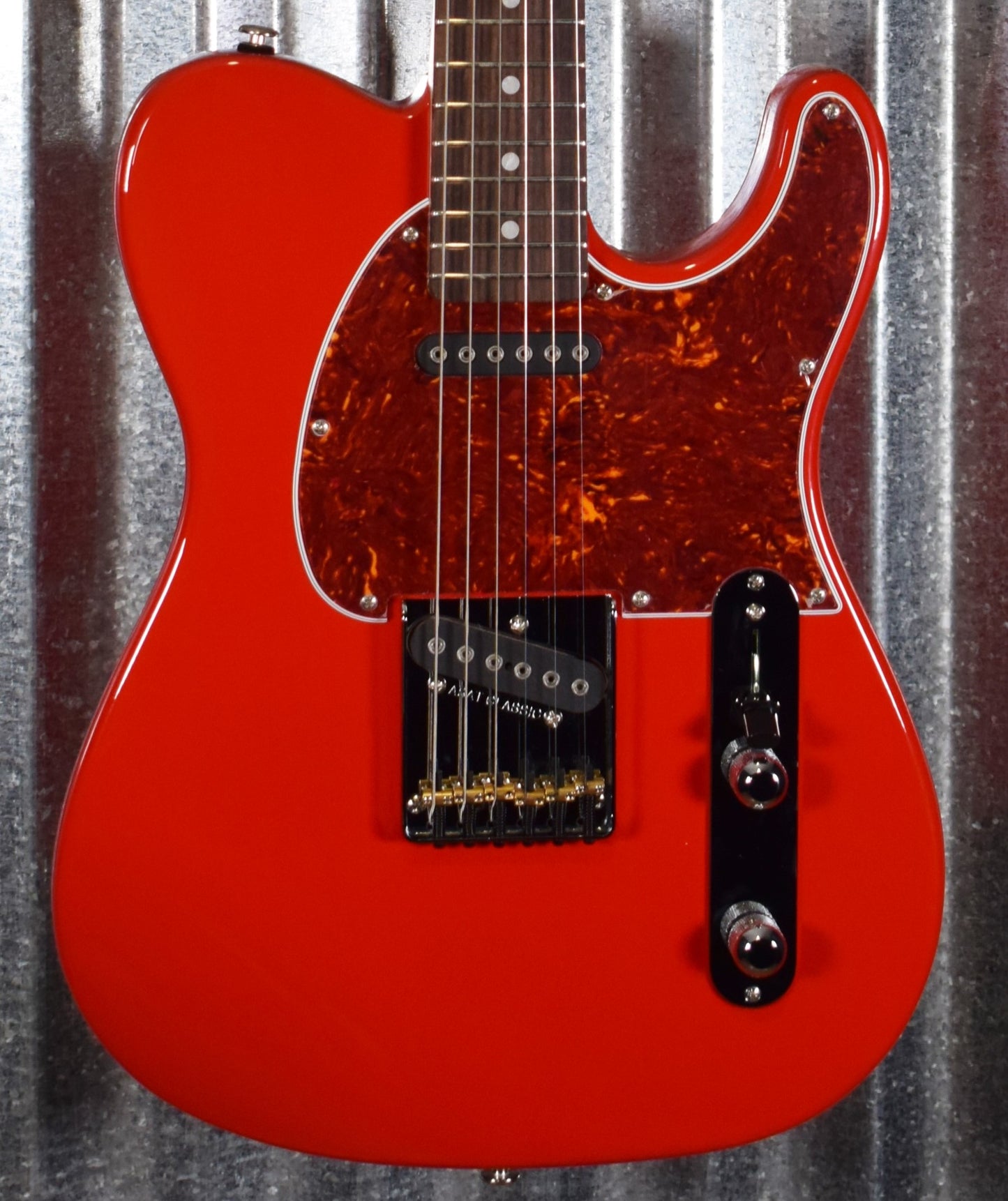 G&L USA ASAT Classic Rally Red Rosewood Satin Neck Guitar & Case #5217