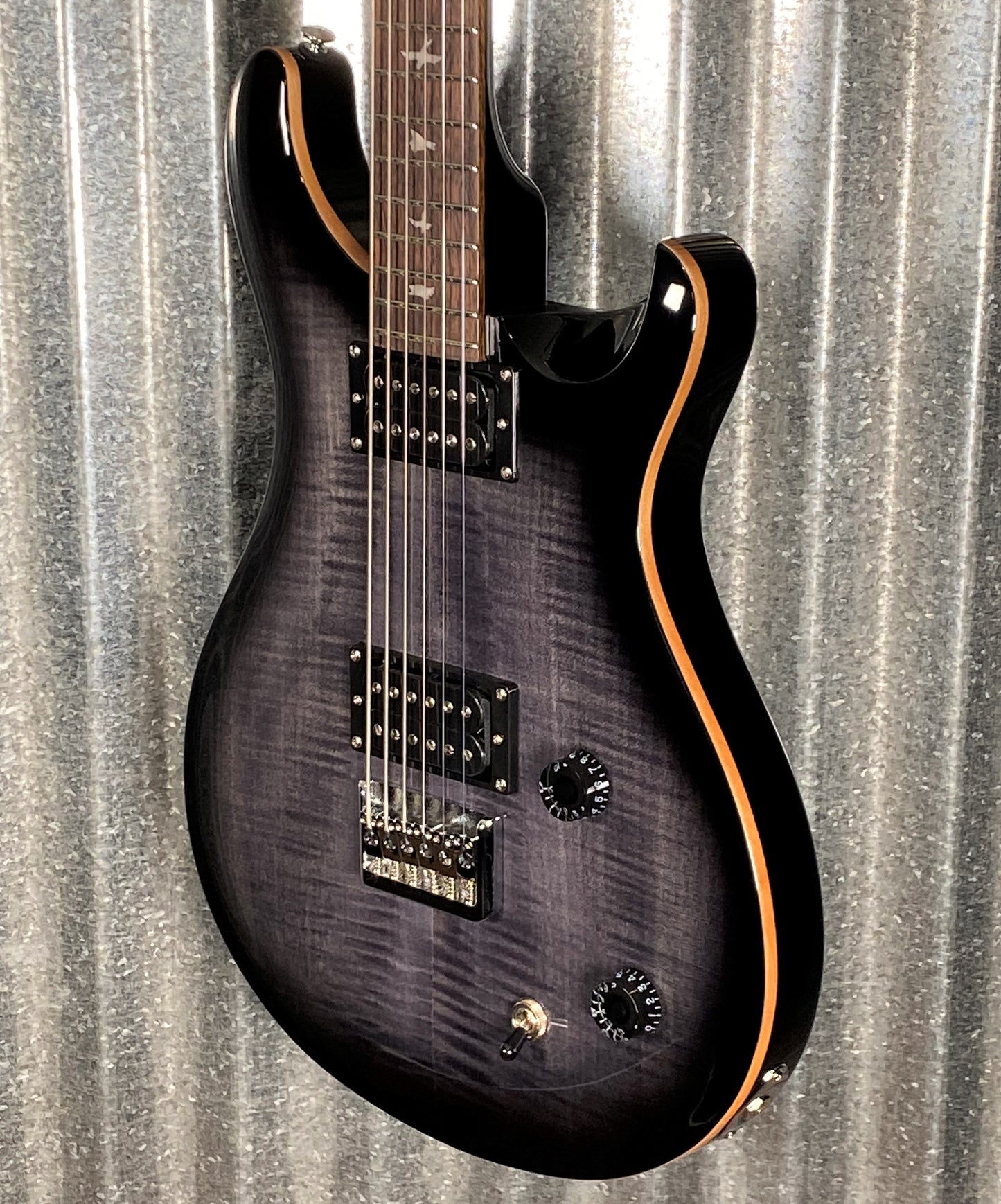 PRS Paul Reed Smith SE 277 Carve Top Charcoal Burst Baritone Guitar & Bag #0235