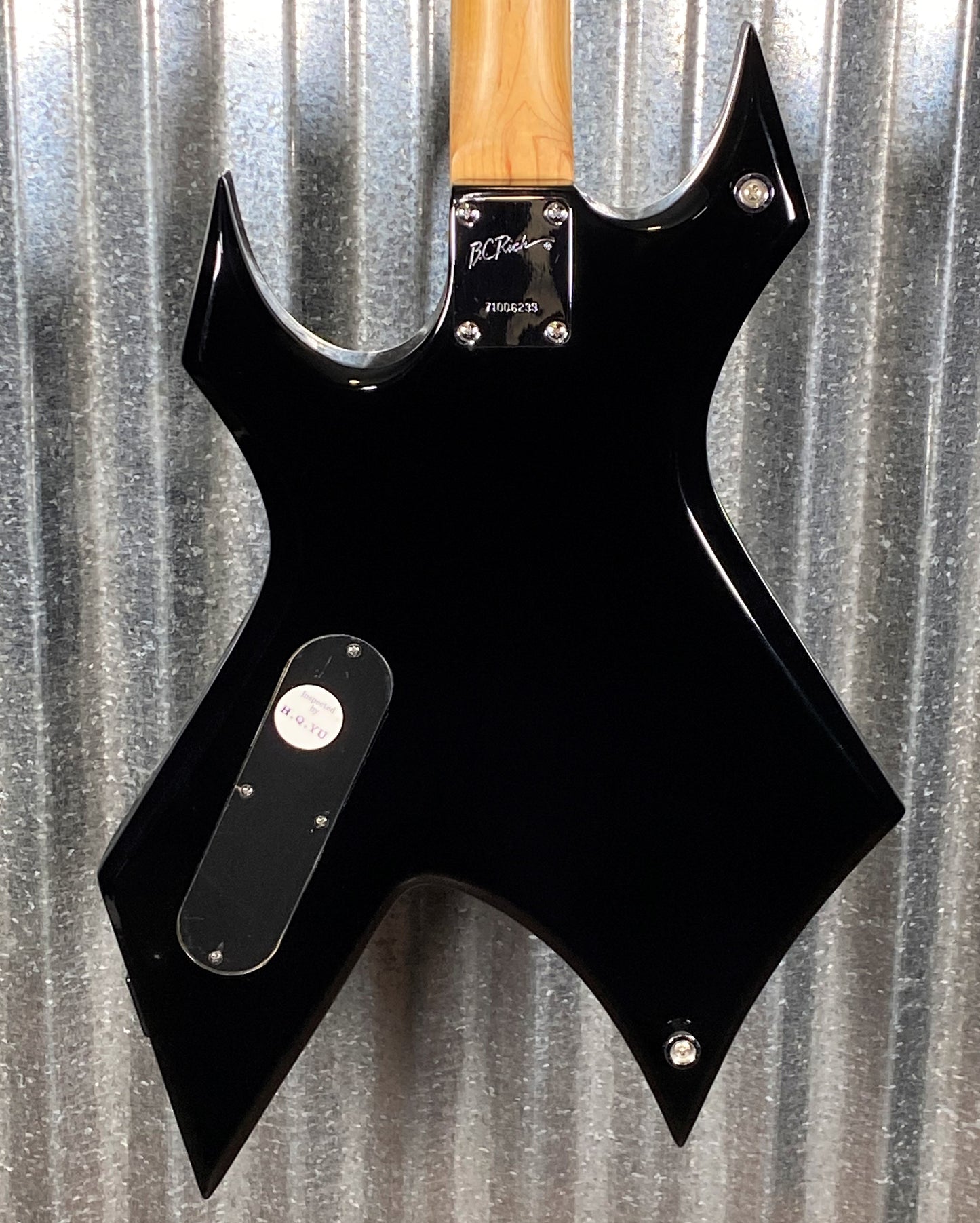 BC Rich Warlock Bronze Series Black Guitar & Bag #6239 Used