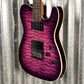 Schecter PT Pro HH Trans Purple Burst Guitar #2265