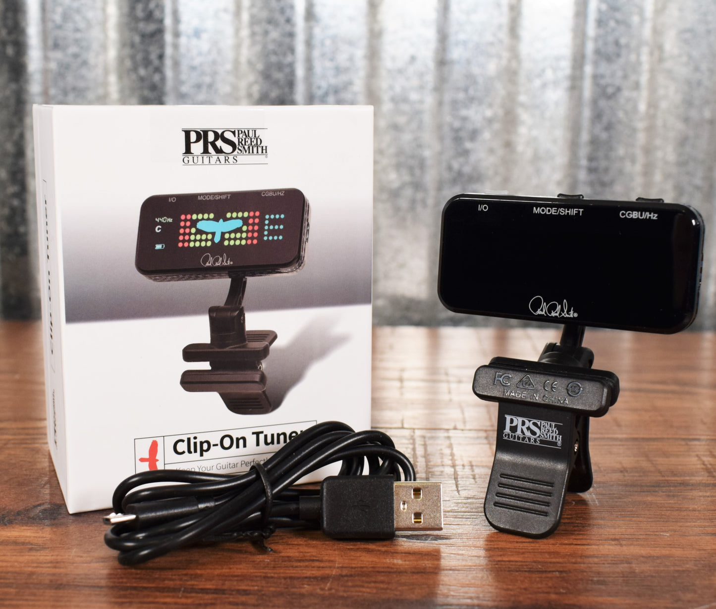 PRS Paul Reed Smith Clip On Headstock Guitar Bass Ukulele Chromatic Tuner