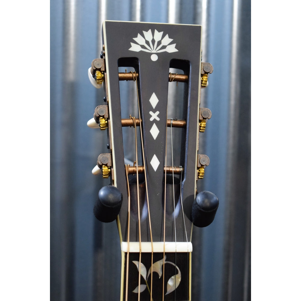 Washburn R320SWRK Solid Top Vintage Parlor Acoustic Guitar & Case #1100