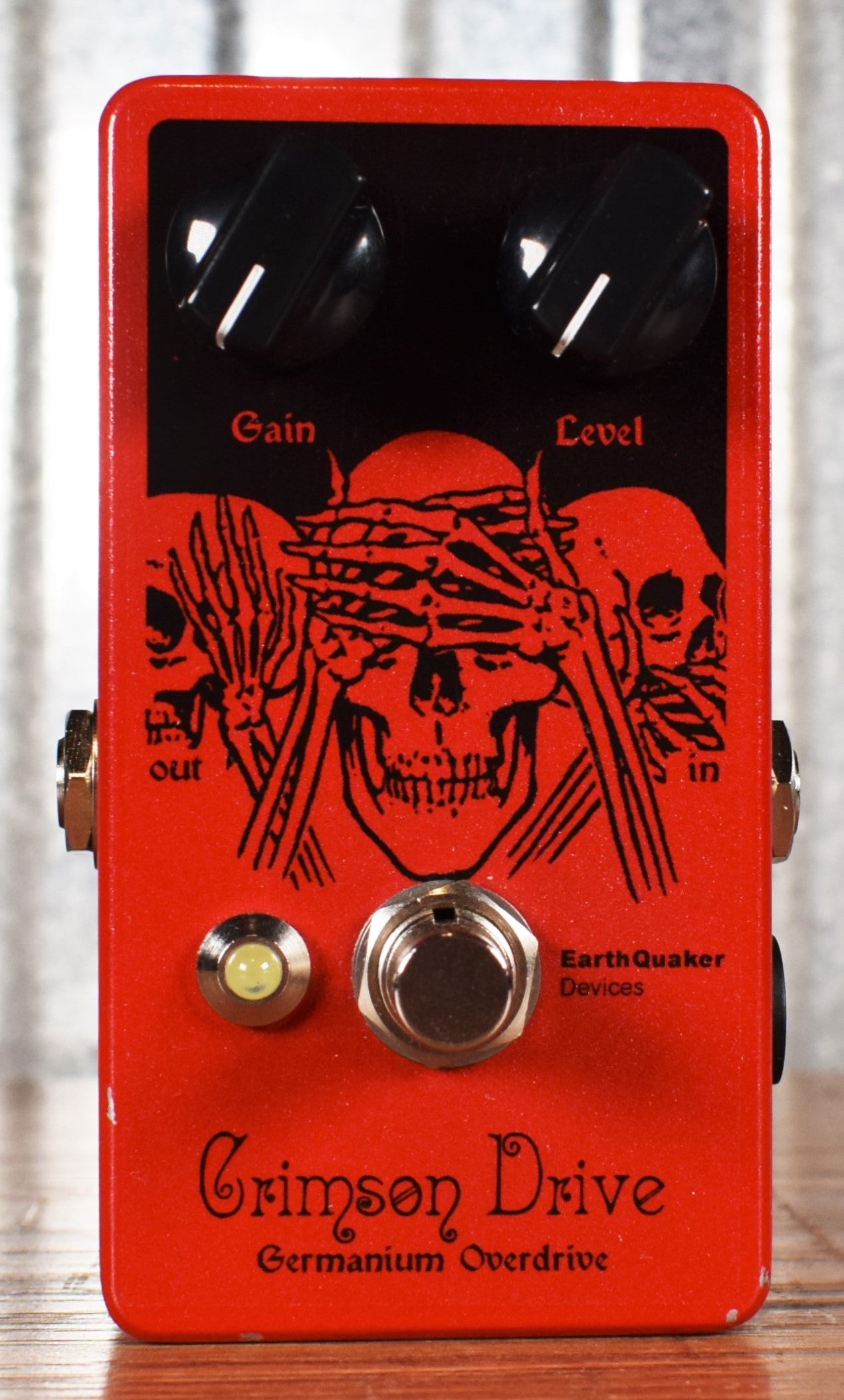 Earthquaker Devices EQD Crimson Drive V1 Overdrive Guitar Effect Pedal Used