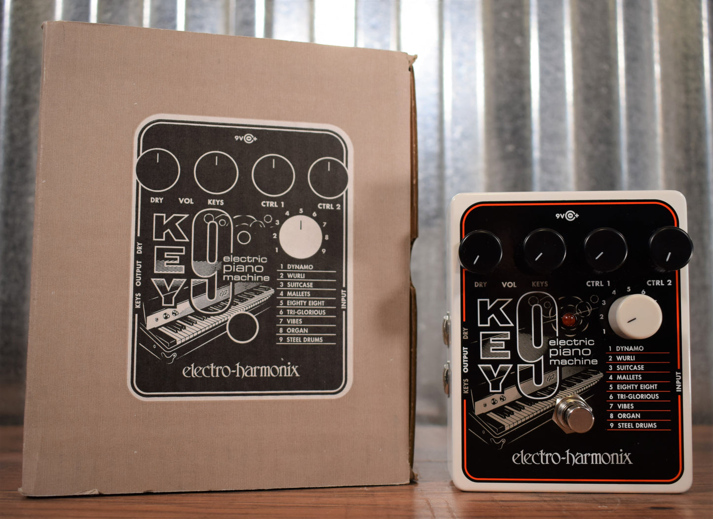 Electro-Harmonix EHX Key9 Electric Piano Machine Guitar Synth Effect Pedal Demo