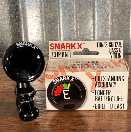 Snark SN-X Snark X Clip On Chromatic Guitar Bass Tuner Black