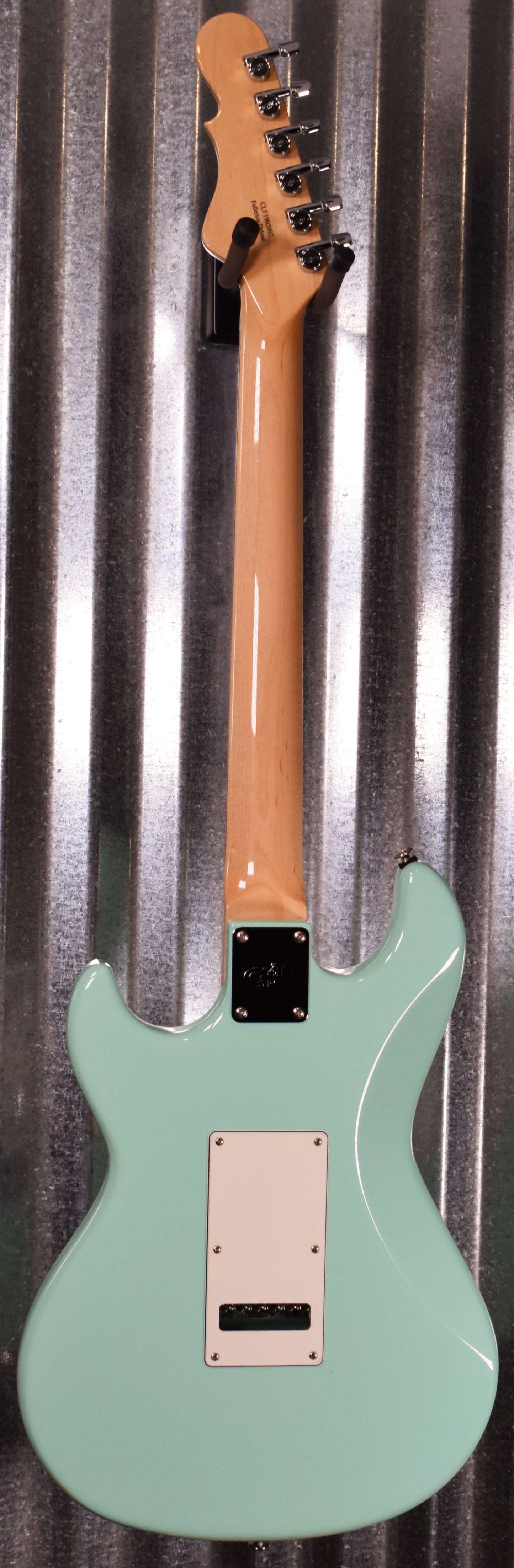G&L USA Fullerton Deluxe Skyhawk HH Surf Green Guitar & Case #2092