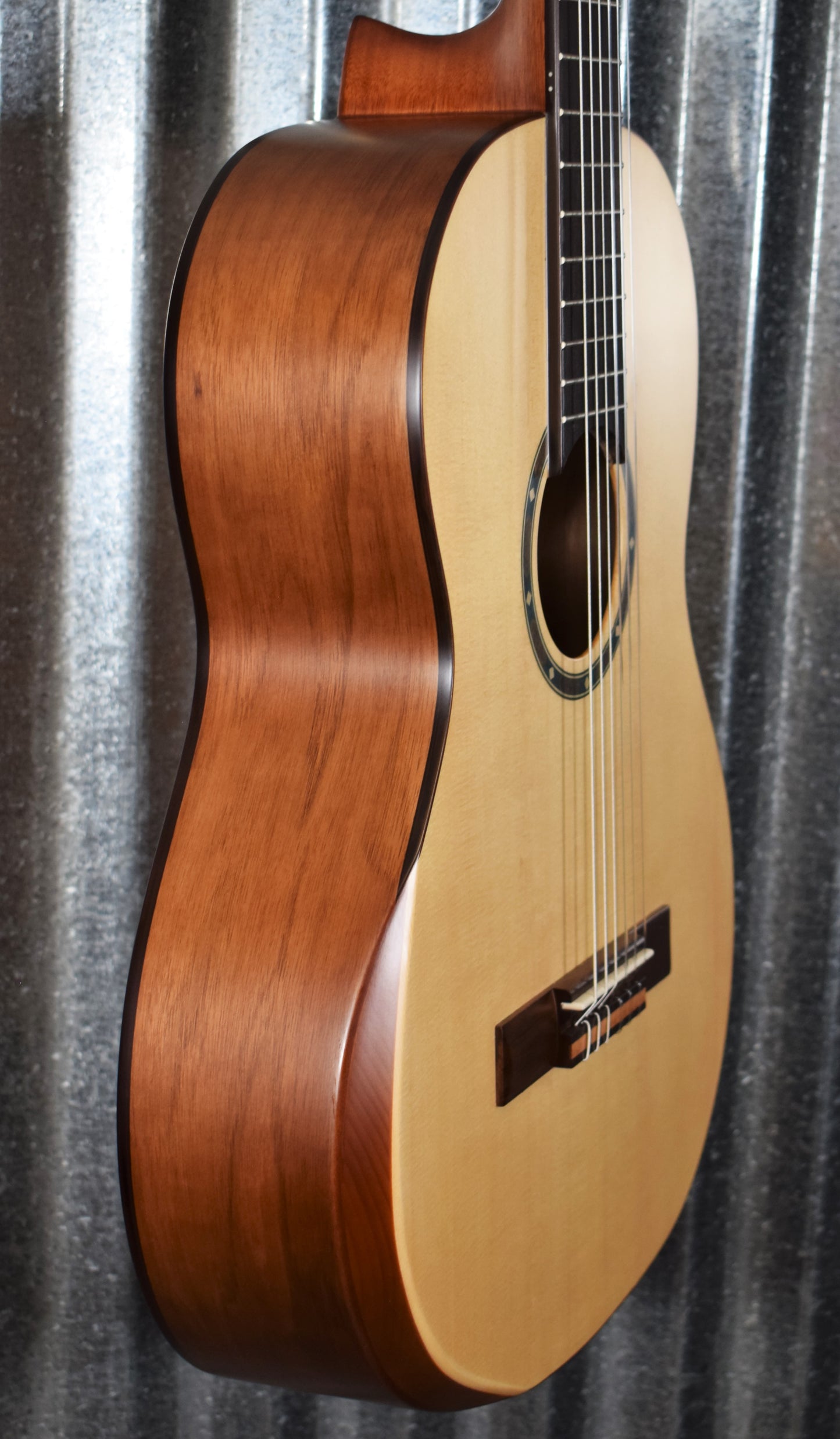 Ortega R55DLX Solid Top Nylon String Acoustic Guitar Natural #0218