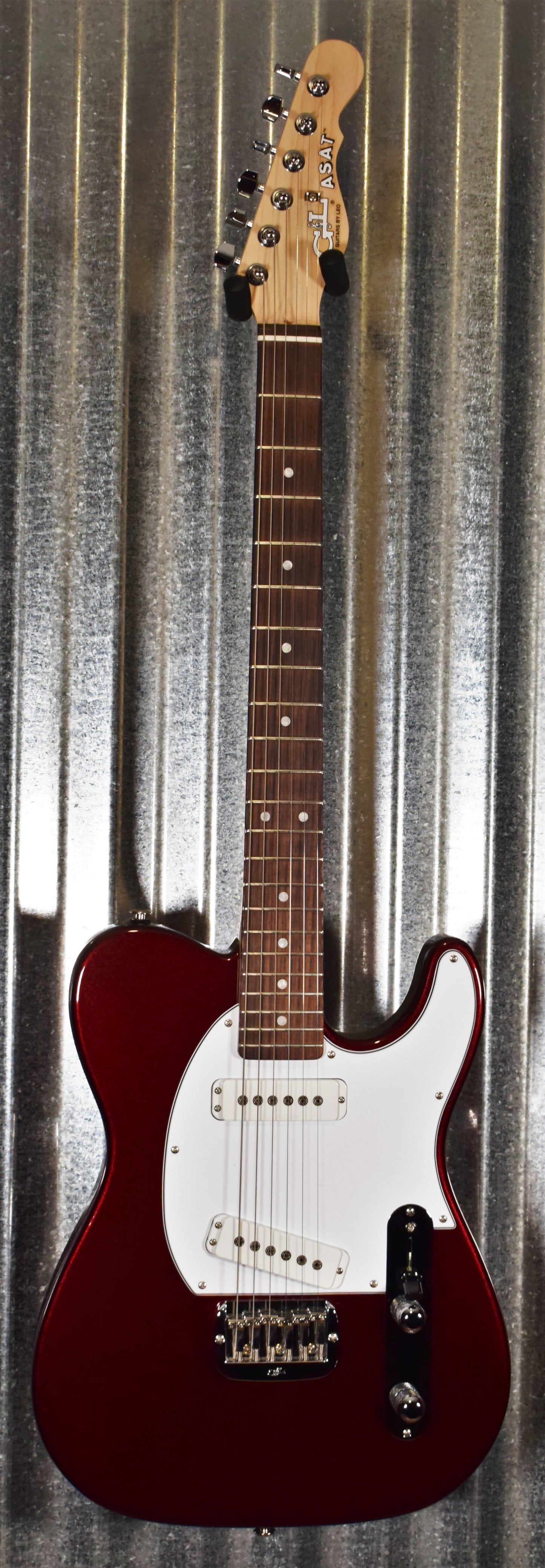 G&L USA ASAT Special Ruby Red Metallic Guitar & Case 2017 #1053