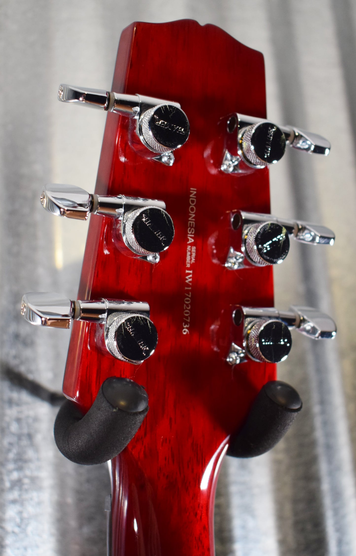 Hamer Archtop Flame Dark Cherry Wilkinson Tremolo Electric Guitar SATFW-DCB #0736
