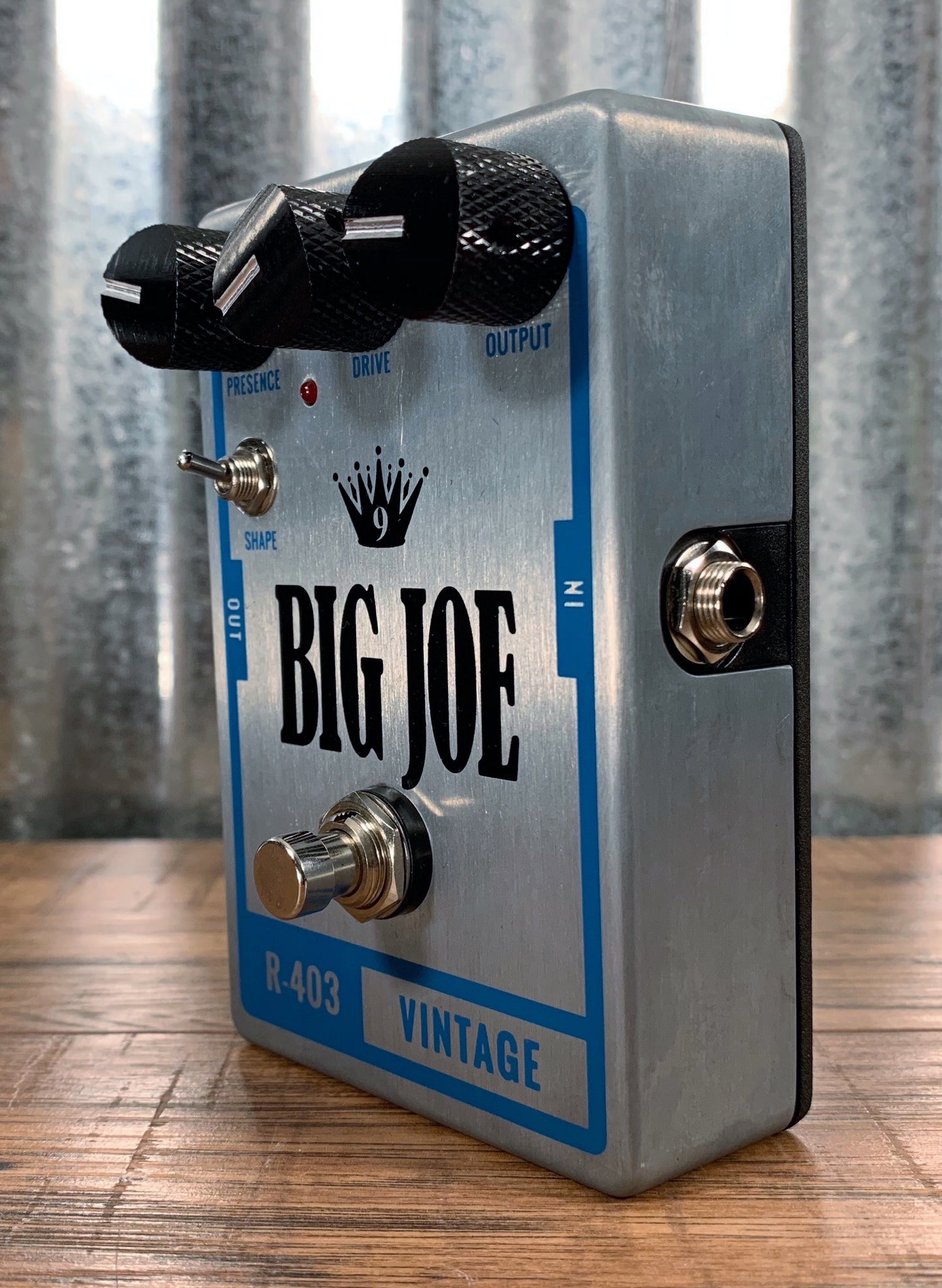 Big Joe Stomp Box Analog Vintage R-403 Raw Series Overdrive Guitar Effects Pedal